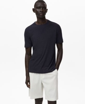 Men's Linen Slim-Fit T-Shirt