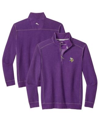 Tommy Bahama - Men's Purple Minnesota Vikings Sport Tobago Half-Zip Pullover