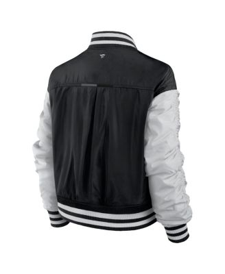 Women's Black New York Yankees Elements Wave Full-Snap Jacket