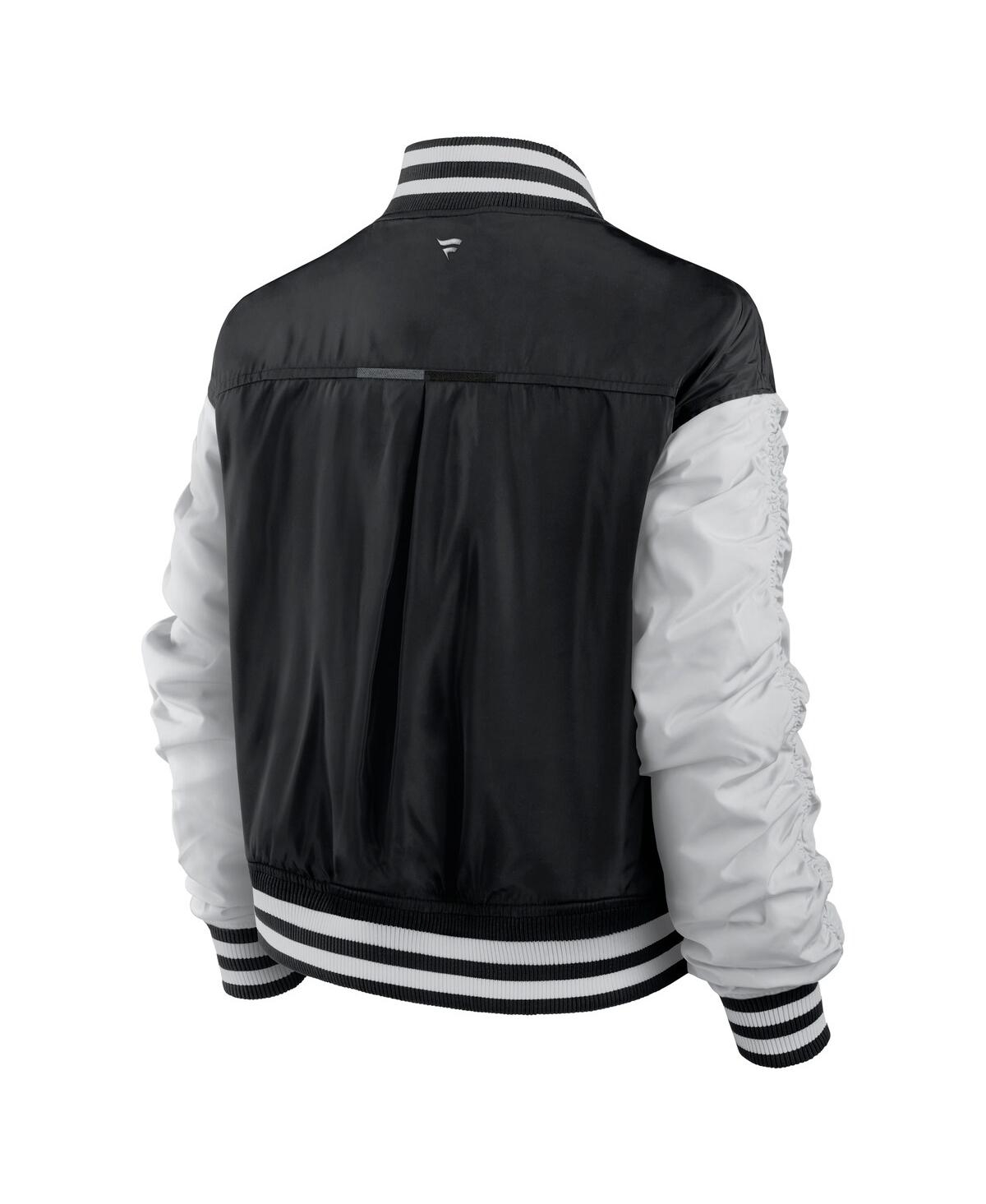 Fanatics Women's Black New York Yankees Elements Wave Full-snap Jacket In Multi