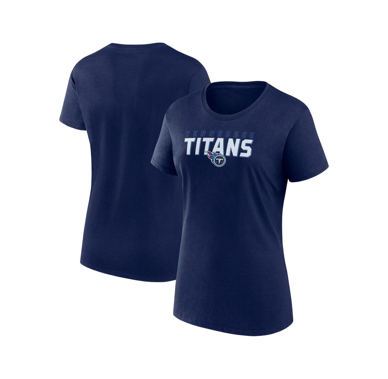Women's Navy Tennessee Titans Lean T-Shirt
