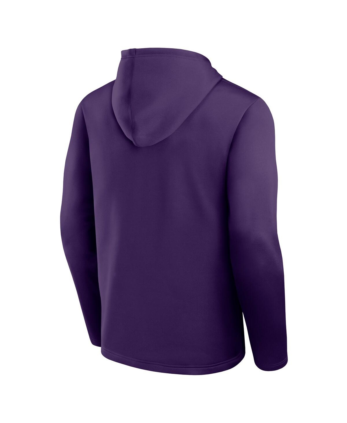 Logo Athletic Men's Purple Baltimore Ravens Head Start Pullover Hoodie In Blue