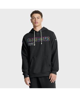 Nike - Men's Black Dallas Cowboys 2025 NFL Crucial Catch Sideline Standard Issue Dri-FIT Hoodie