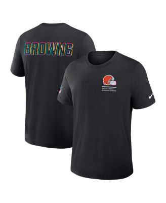 Men's Black Cleveland Browns 2025 NFL Crucial Catch Tri-Blend Dri-FIT T-Shirt