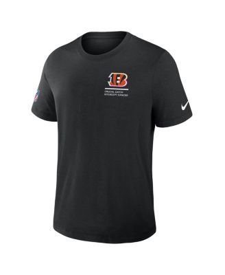 Men's Black Cincinnati Bengals 2025 NFL Crucial Catch Tri-Blend Dri-FIT T-Shirt
