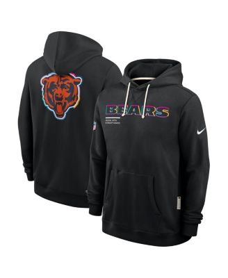 Nike - Men's Black Chicago Bears Tall 2025 NFL Crucial Catch Sideline Standard Issue Dri-FIT Hoodie