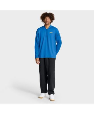 Men's Powder Blue Los Angeles Chargers Sideline Dri-FIT Half-Zip Pullover Sweatshirt