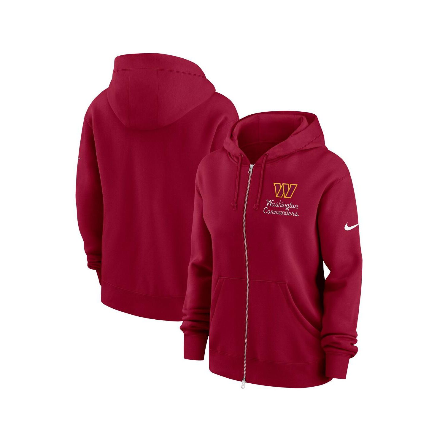 Women's Burgundy Washington Commanders Phoenix Rewind Full-Zip Hoodie
