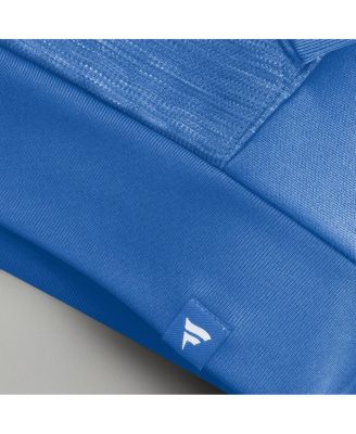 Men's Blue Detroit Lions Checkdown Pass Full-Zip Hoodie