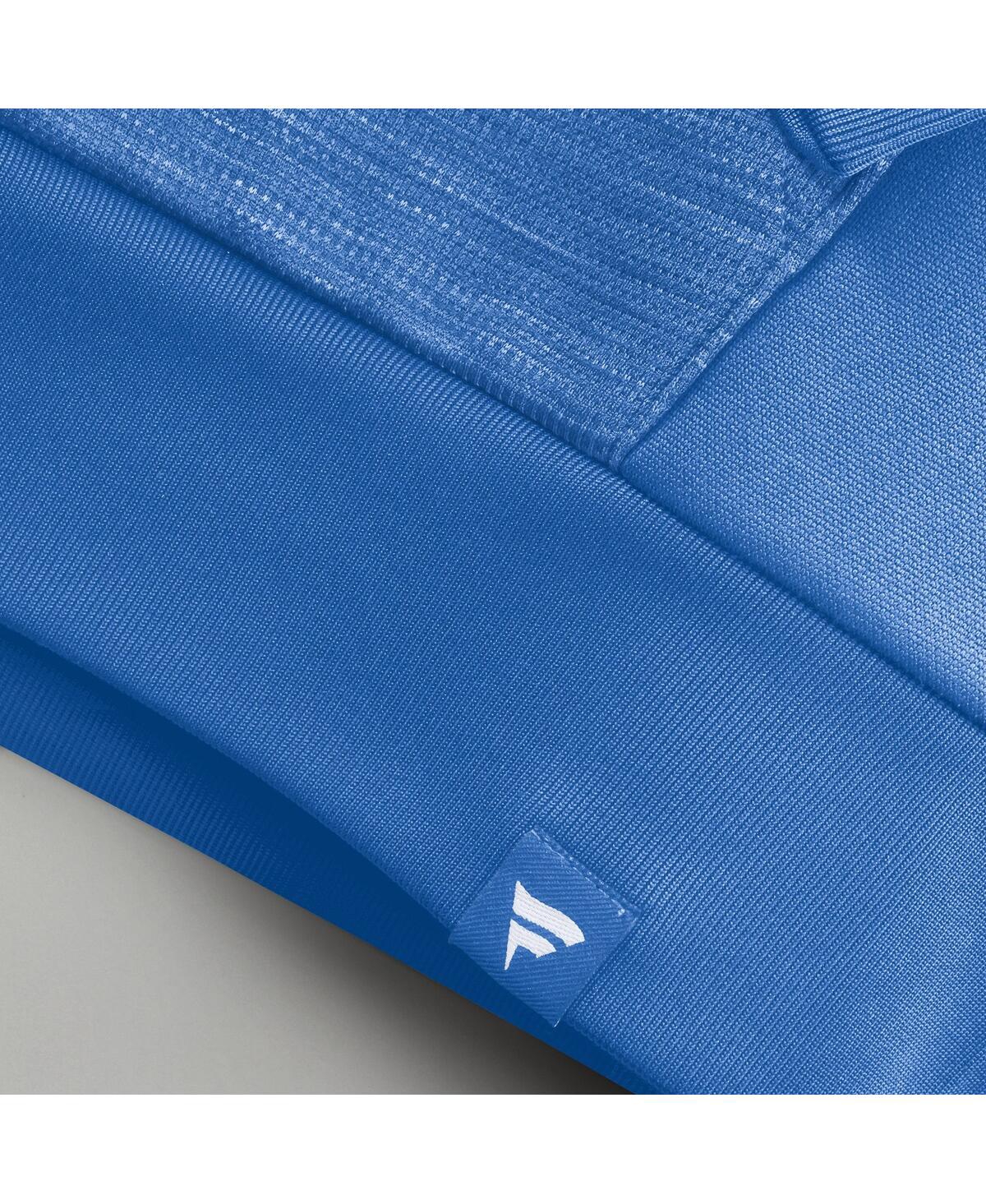 Fanatics Men's Blue Detroit Lions Checkdown Pass Full-zip Hoodie In Blue