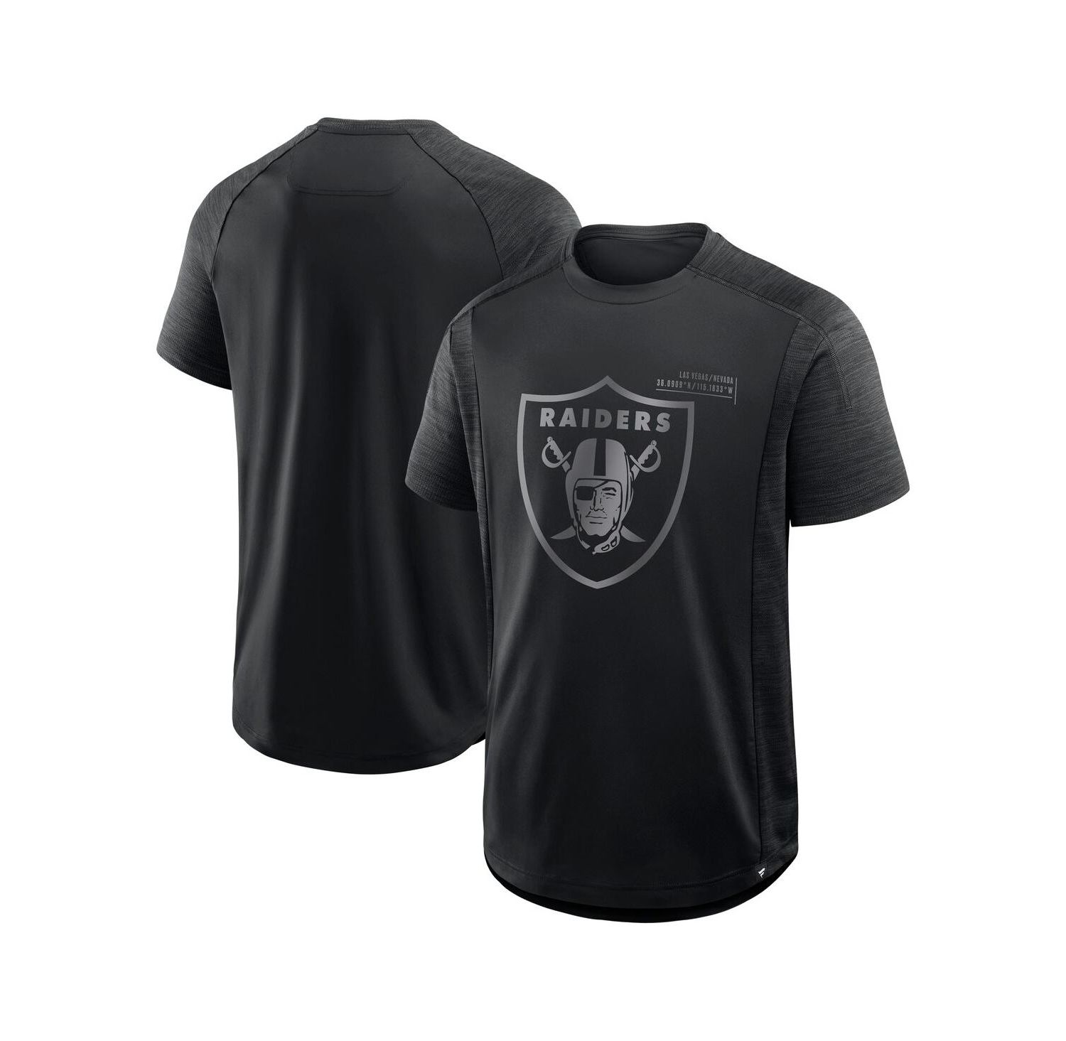Men's Black Las Vegas Raiders Deceptive Juke T-Shirt
