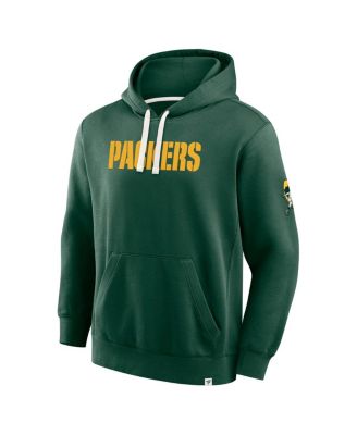 Men's Green Green Bay Packers New Horizons Heritage Pullover Hoodie