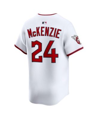 Men's Triston McKenzie White Cleveland Guardians Home Limited Player Jersey