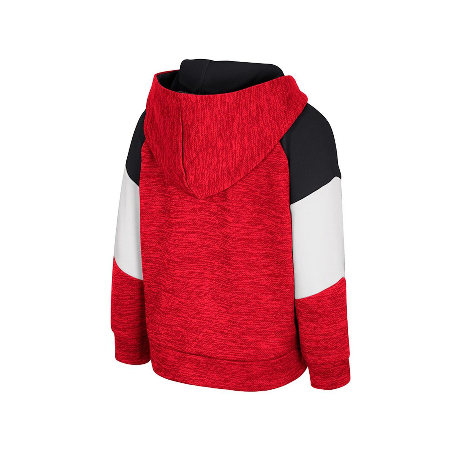 Toddler Scarlet Nebraska Huskers Spirit Hollow Full-Zip Hoodie