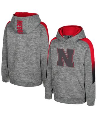 Colosseum - Big Boys and Girls Gray Nebraska Huskers The Gang Hoodie