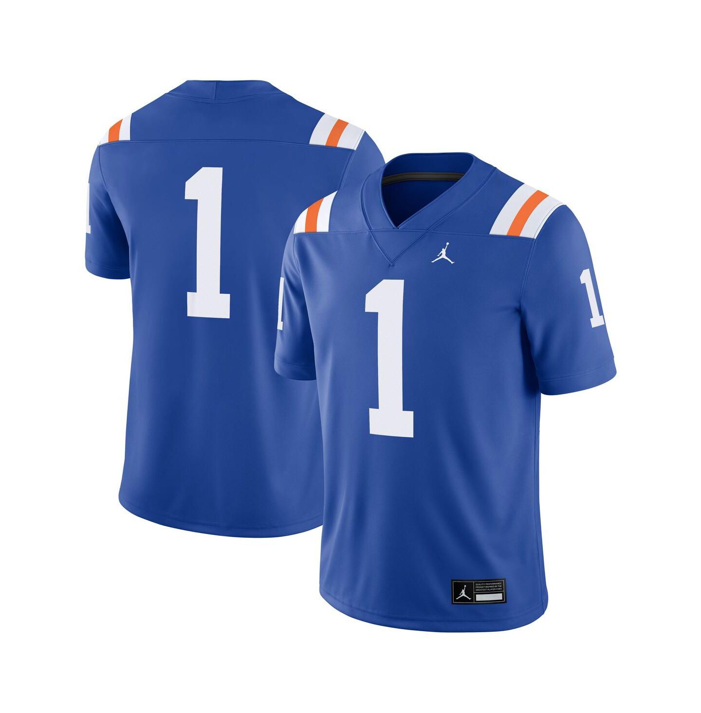 Мужской топ Jordan Royal Florida Gators Alternate Game Jersey — фото 1