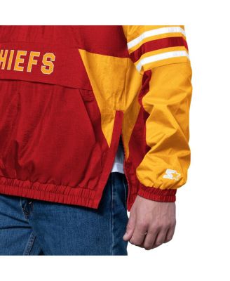 Men's Red Kansas City Chiefs Prospect Half-Zip Pullover Sweatshirt