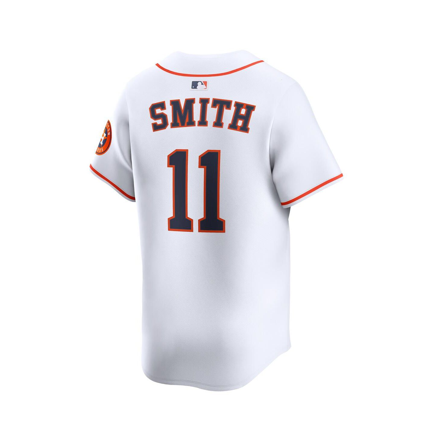 Мужской топ Nike Cam Smith 11 White Houston Astros Home Limited Player Jersey — фото 3