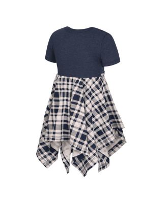 Girls Toddler Navy Penn State Nittany Lions Marceline Plaid Dress