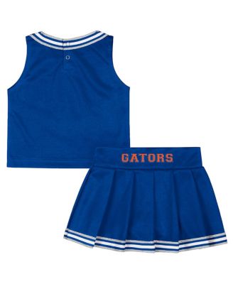 Girls Toddler 2-Piece Royal Florida Gators Lollipop Park Cheer Set