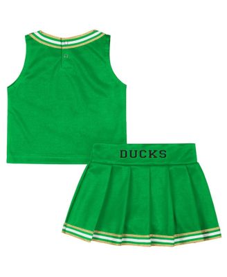 Girls Toddler 2-Piece Green Oregon Ducks Lollipop Park Cheer Set