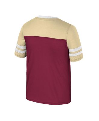 Big Girls Garnet Florida State Seminoles Princess Bubblegum Bling T-Shirt