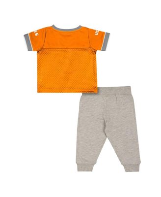 Baby Boys and Girls Newborn 2-Piece Tennessee Volunteers Nothing but the Hits Football Set