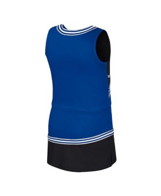 Big Girls 2-Piece Royal Duke Blue Devils Lollipop Park Cheer Set