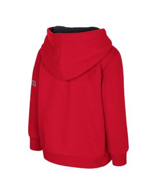 Toddler Scarlet Nebraska Huskers Big Logo Volume Fleece Pullover Hoodie