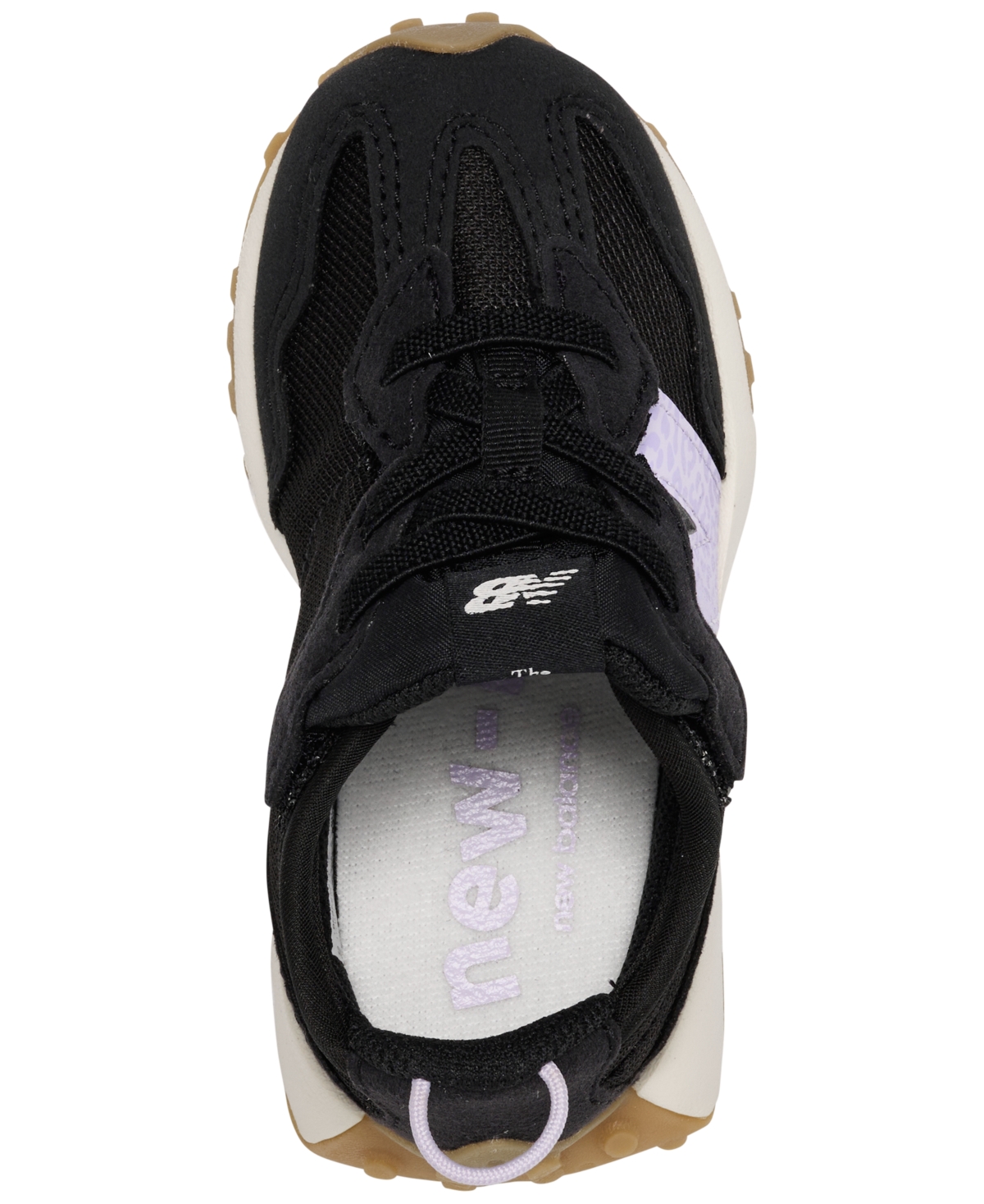 New Balance Toddler Kids 327 New-b Hook & Loop Casual Sneakers From Finish Line In Black