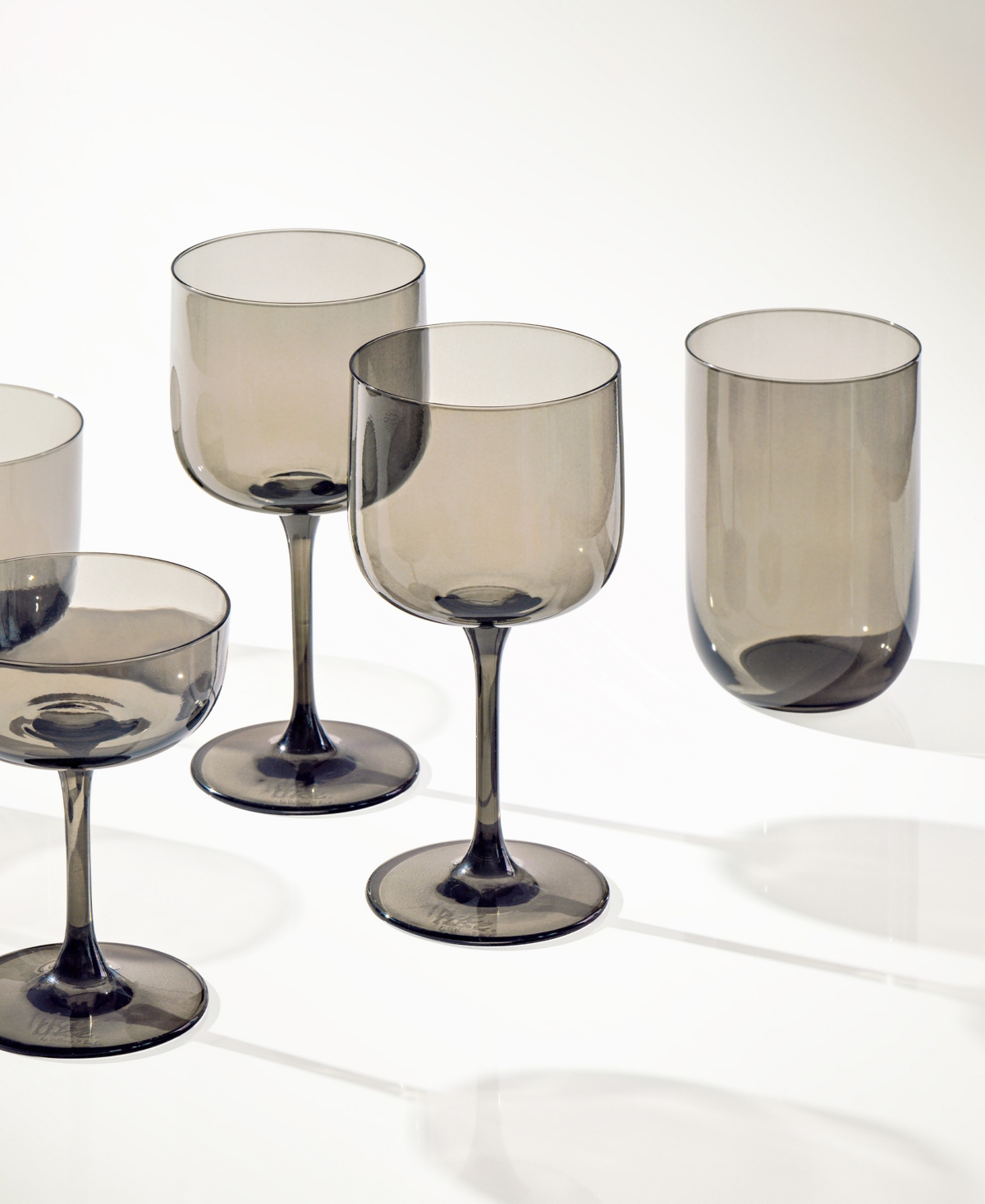 Villeroy & Boch Like Highball Glasses, Set Of 2 In Gray