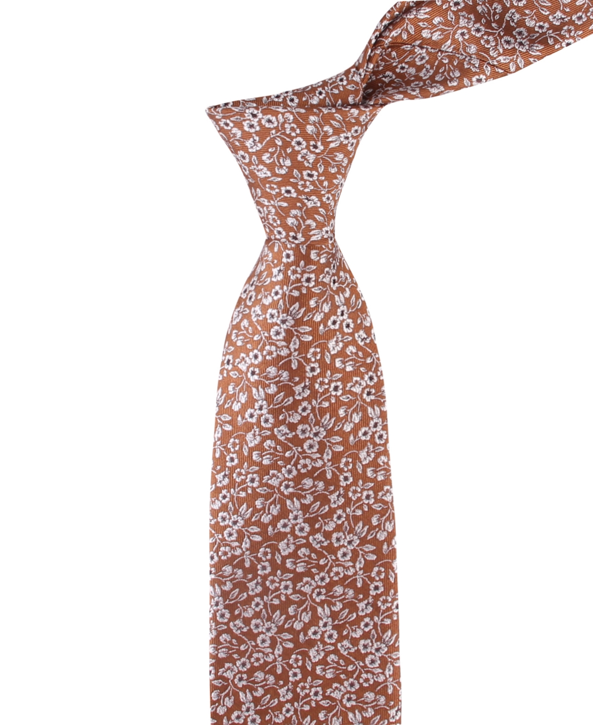 Tommy Hilfiger Men's Luca Floral Tie In Brown