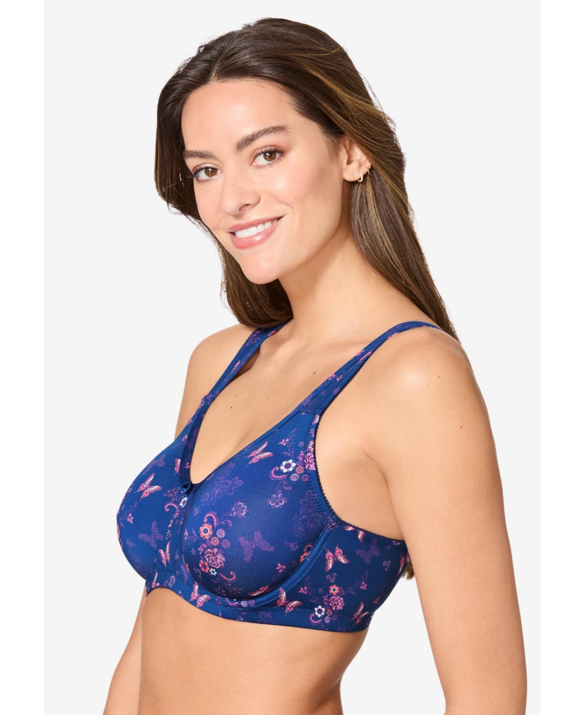 Comfort Choice Women's Underwire Microfiber T-Shirt Bra