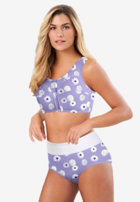 Women's Full Coverage Stretch Cotton Color Block Brief 3-Pack