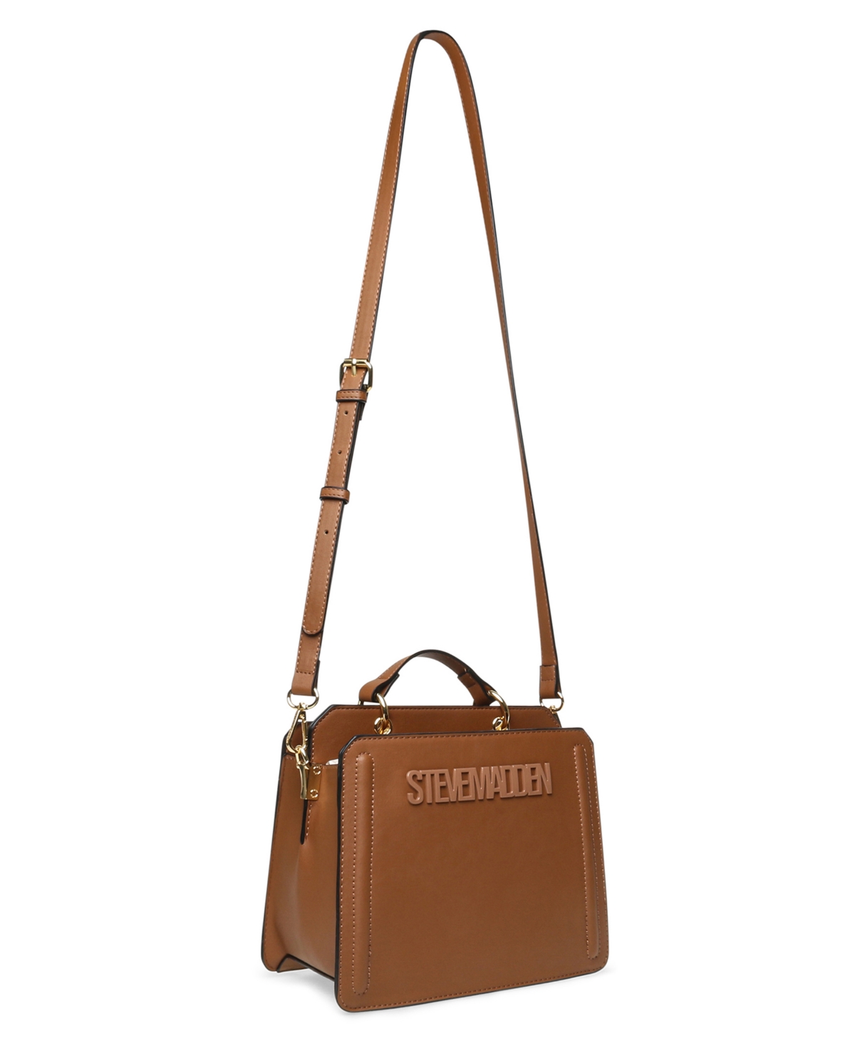 Steve Madden Bevelyn-f Small Satchel Bag In Brown