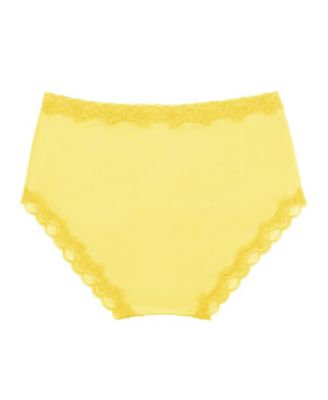 Women's Soft Silk Lace-Trim Briefs Underwear