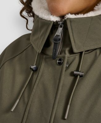 Plus Size Hooded Coat