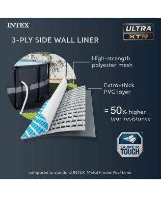 Ultra XTR Frame 14' x 42" Round Above Ground Outdoor Swimming Pool Set