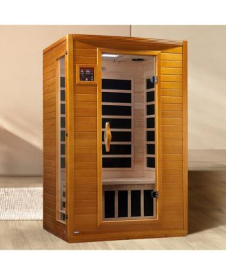 Dynamic Andora 2 Person Low EMF 6 Heating Panel Infrared Therapy Sauna with Bluetooth