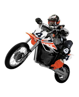 MX650 Dirt Rocket High-Torque Electric Motocross Dirt Bike, 17 MPH, Orange