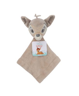 Baby Disney Bambi Deer/Fawn Security Blanket/Lovey - Taupe