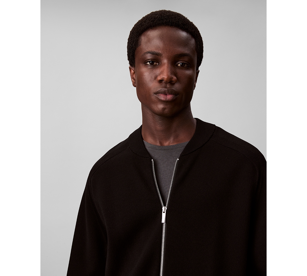 Calvin Klein Men's Tech Knit Bomber Jacket