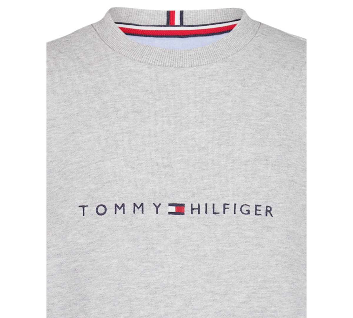 Tommy Hilfiger Boys 2t-7 Crewneck Sweatshirt In Gray