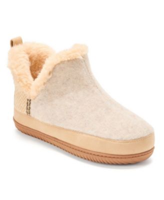 Women's Felted and Plaid Boot Slipper