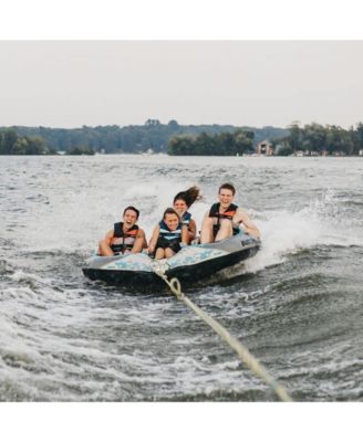 Airhead Bolt Type III Family Adult Life Vest Jacket, 2XL/3XL, Red/Gray