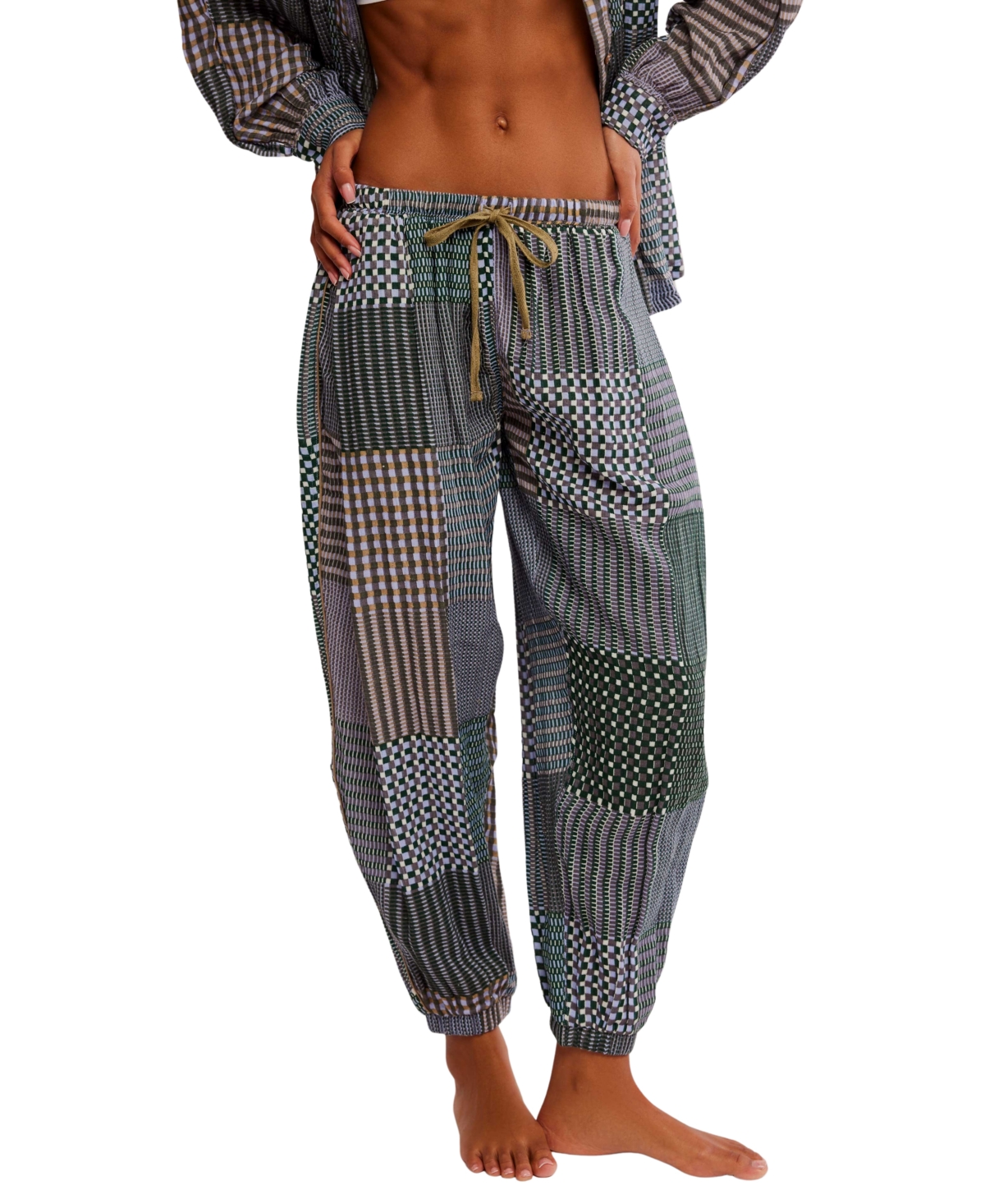 Free People Women's Night After Mid-Rise Pajama Pants