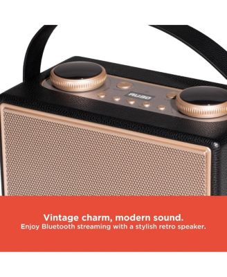 80W Gold Bluetooth Retro Speaker with Microphone Input Type C Charging Cable With Vintage Charm and Modern Sound  4001973