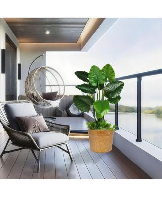 3-Piece Ceramic Flowerpot Set