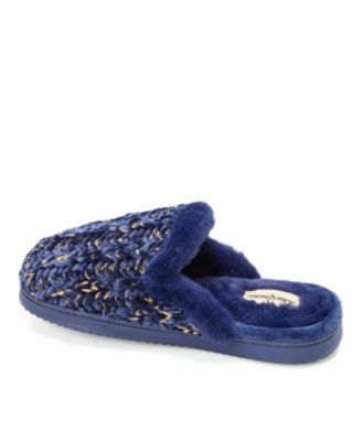 Women's Paris Chenille Shaped Tab Scuff Slipper