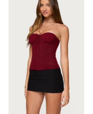 Women's Guinivere Smocked Strapless Corset